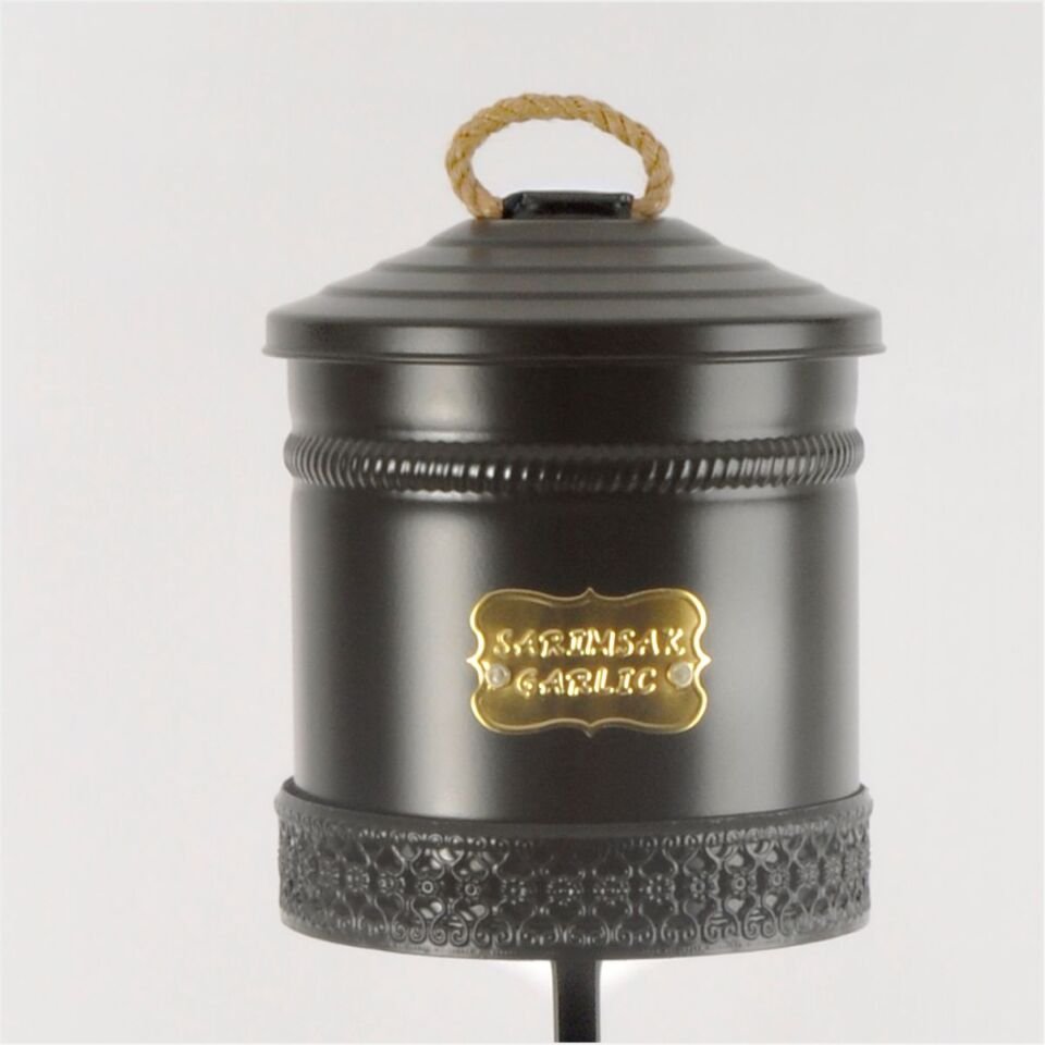 Yıldıray 1052 3 Katlı Dantelli Patates-Soğanlık Kovası Siyah