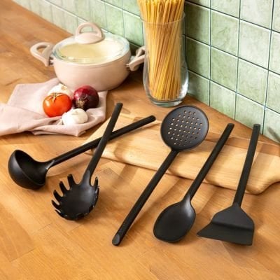 Emsan Fıesta 5 Parça Servis Seti Siyah