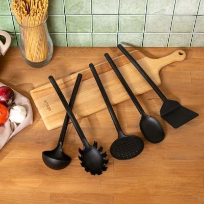 Emsan Fıesta 5 Parça Servis Seti Siyah