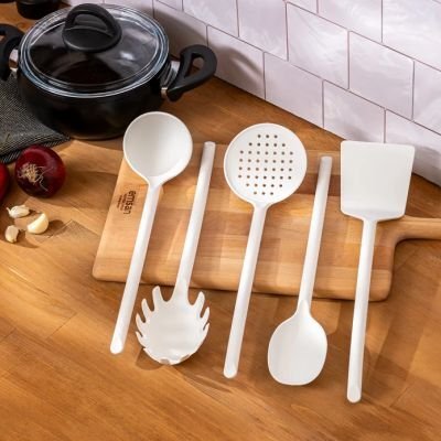 Emsan Fıesta 5 Parça Servis Seti Beyaz