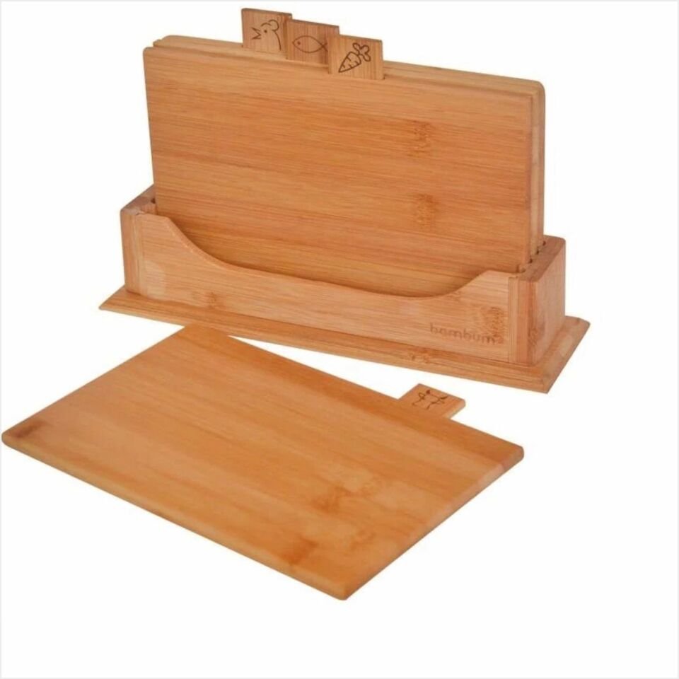 BAMBUM  TAPENADE MİNİ - 4’LÜ KESME TAHTASI