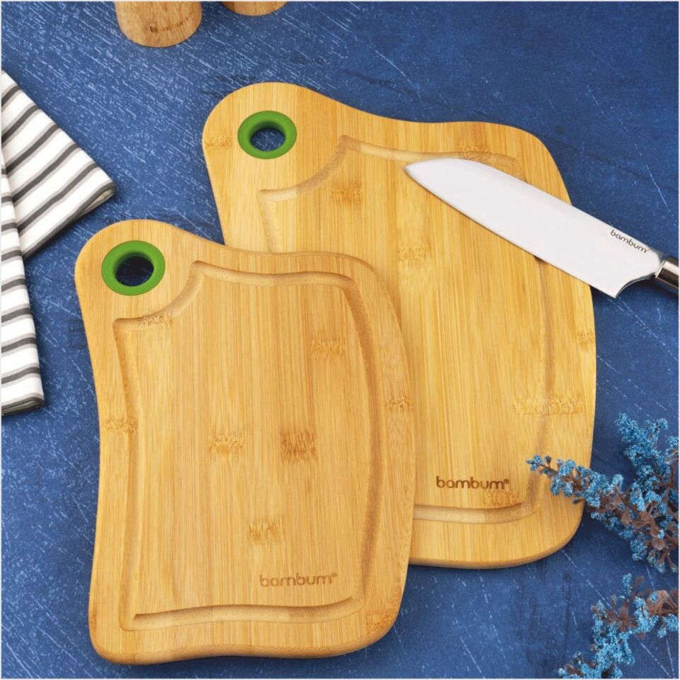 BAMBUM  ZERİ - IKİLİ KESME TAHTASI