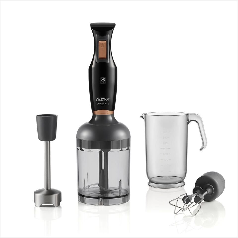 Arzum AR1108-S Smarty Neo El Blender Seti - Siyah