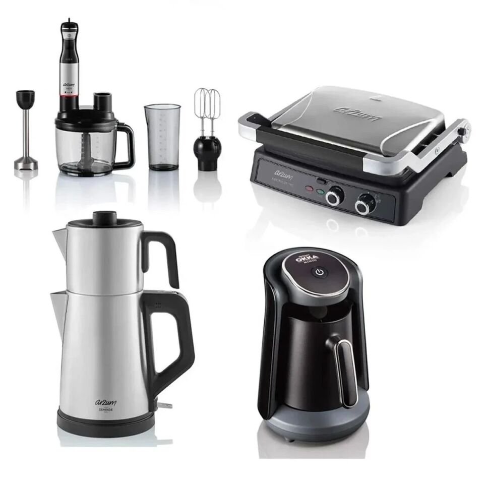 Arzum AR9026 Pro Premium 4'lü Inox Çeyiz Paketi