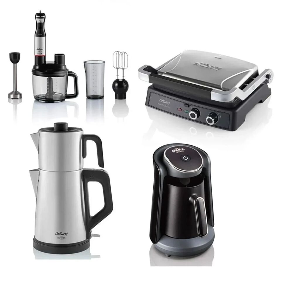 Arzum AR9026 Pro Premium 4'lü Inox Çeyiz Paketi