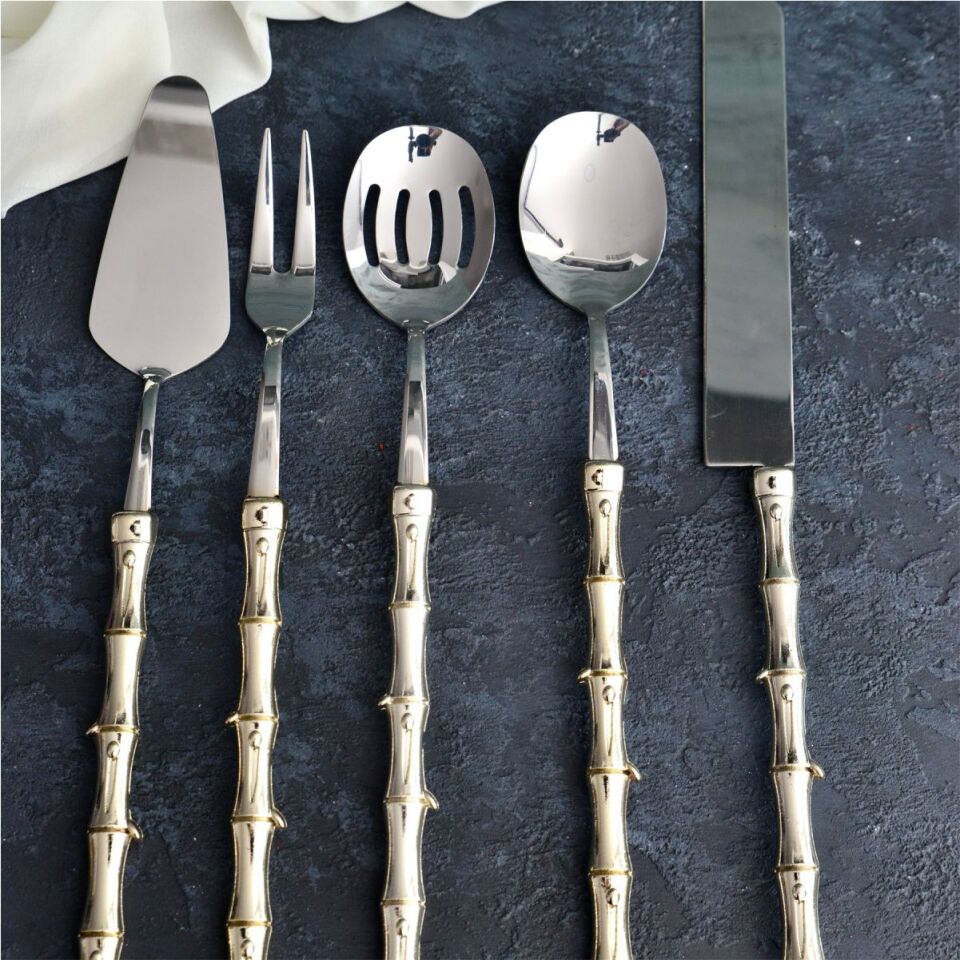 Rekabet Eym 014 Bambu 5 Parça Servis Seti