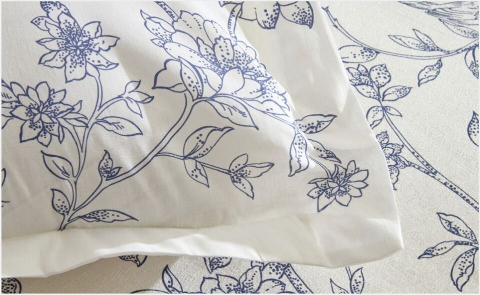 Karaca Home Reese Pamuk Çift Kişilik Pike Takımı Mavi