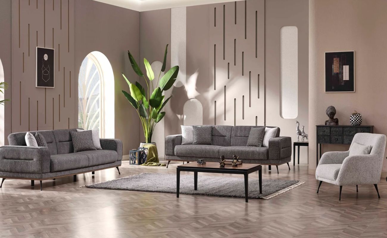 Basel Koltuk Takımı 3+3 Emk 640 V-12 /1+1+ Emk 640 V-18