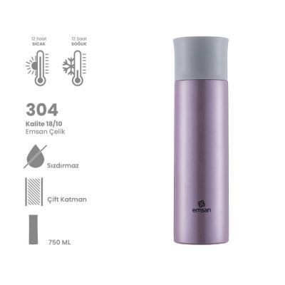 Emsan Brıght Termos 750 Ml Rose Gold