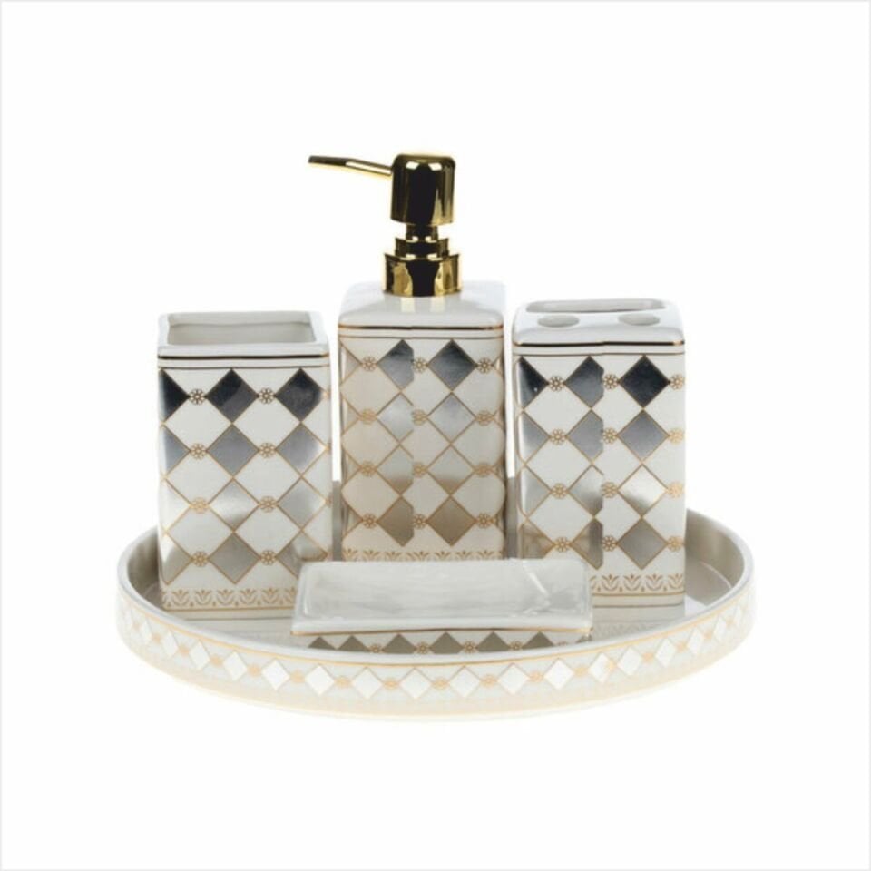 Krd Home 3355*Krd  Gloria 5 Li Banyo Takımı