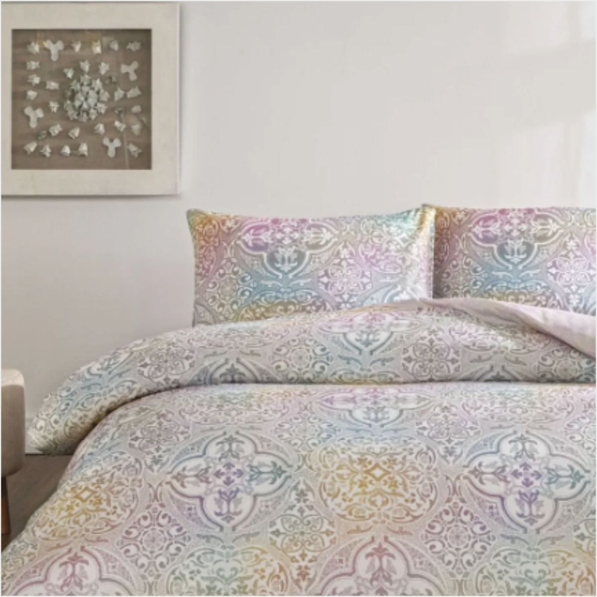 Taç Nevora Ranforce Tek Kişilik Nevresim Takımı Pembe