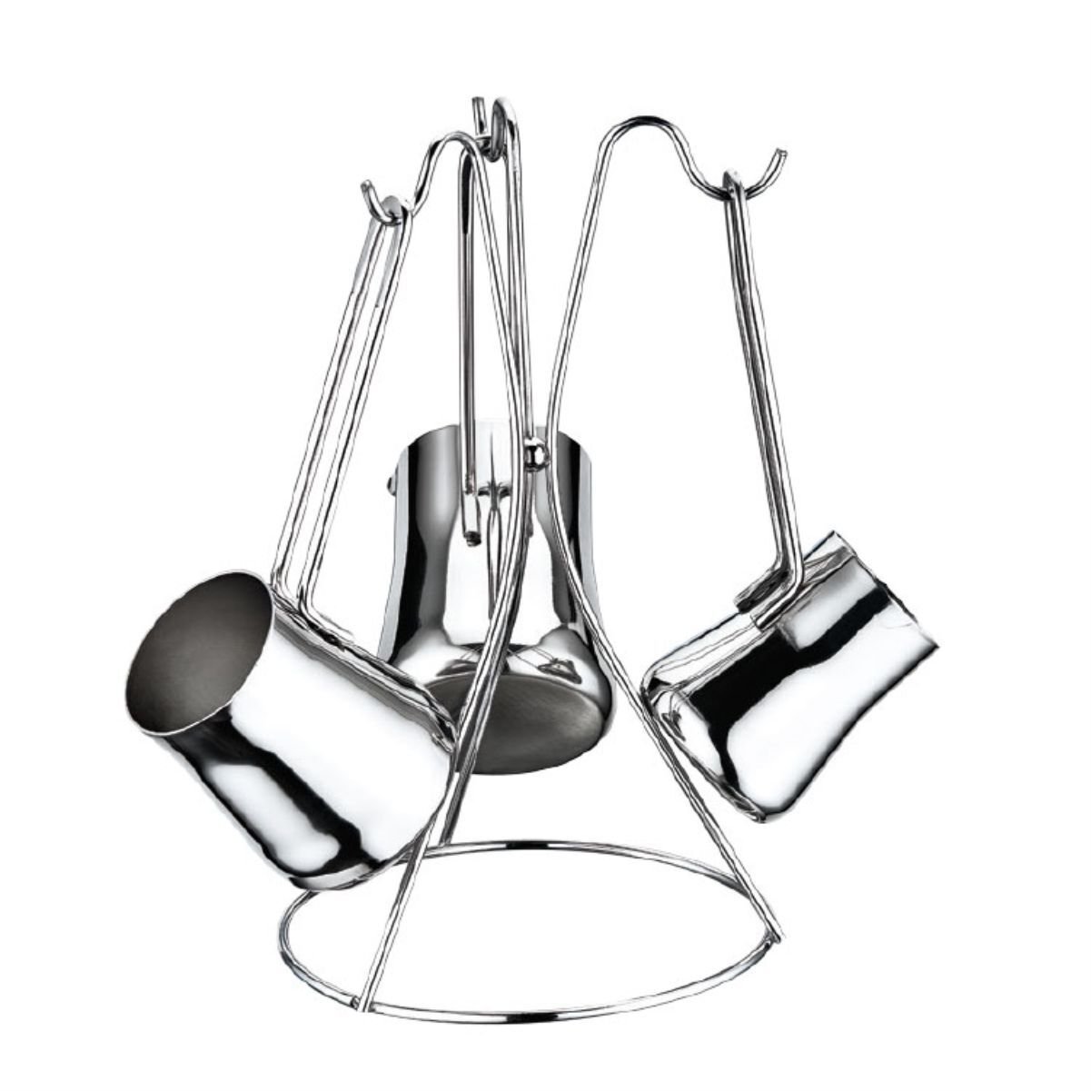 Safınox Piramit Cezve Takımı Ez.Tel Kulplu