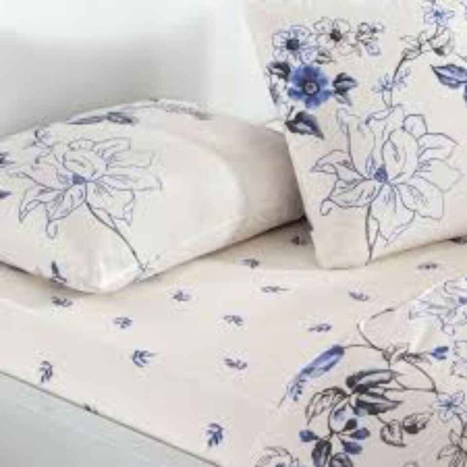 Taç Luna Rf Nevresim Takımı Mavı Tek Kişilik