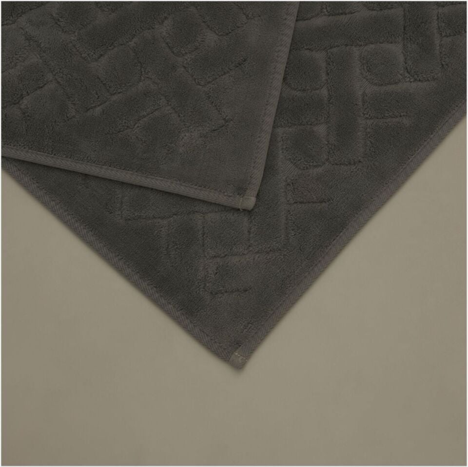 Karaca Foley 2 Lı Banyo Paspası 60X10, Açık Gri