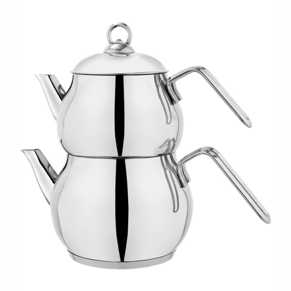 Schafer Opal Çelik Çaydanlık Takımı 3 Parça-Inox