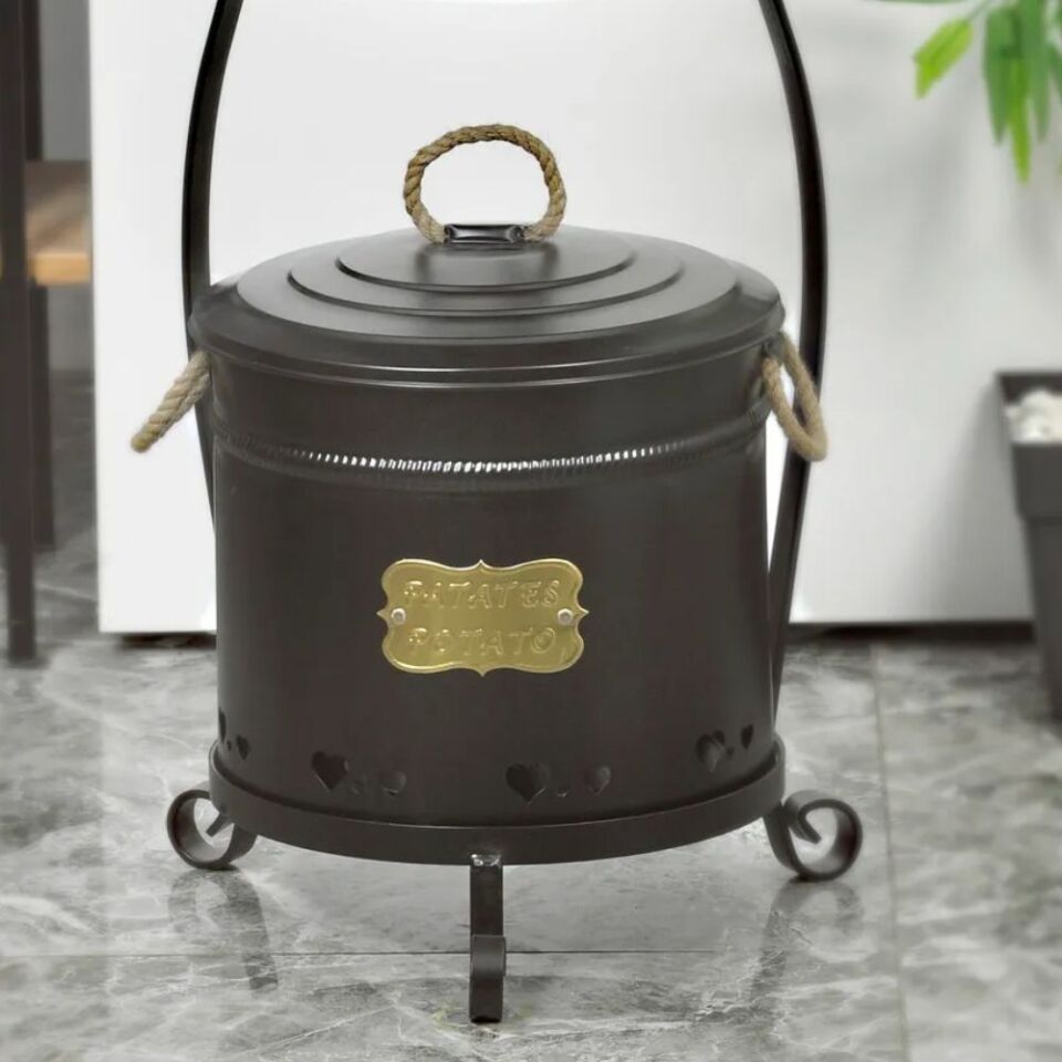 Yıldıray 1051 Stantlı 2 Katlı Büyük Dantelli Pat. Soğ. Kovası Siyah