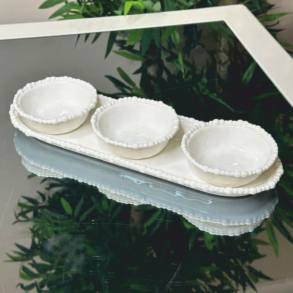 Krd Home 3523* Piraye 4 Parça Sunumluk