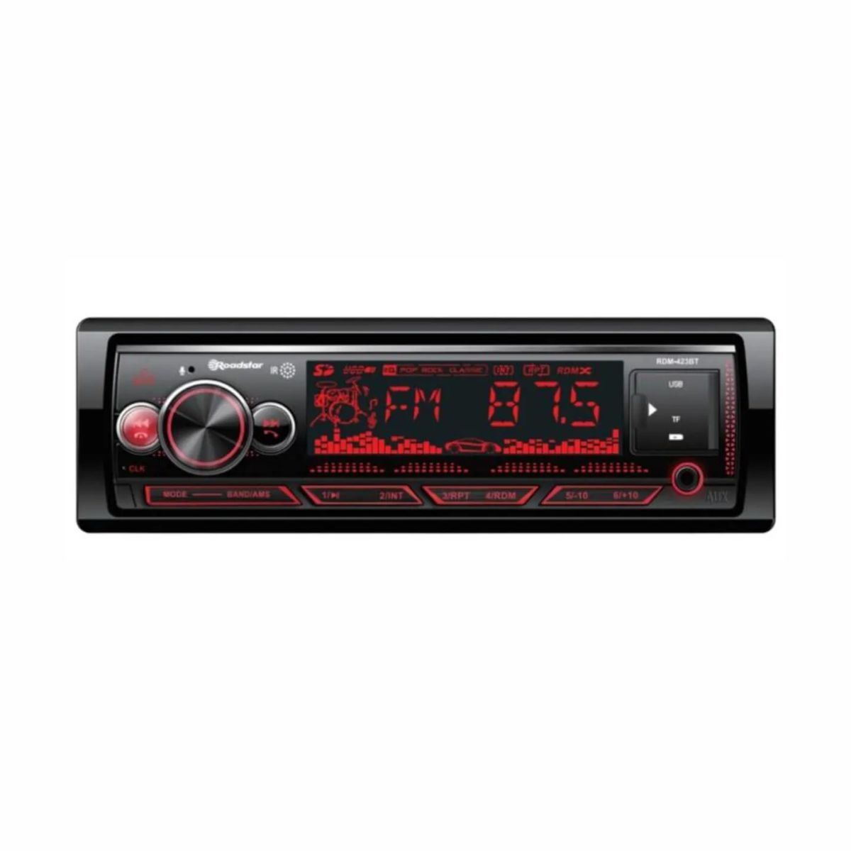 Roadstar RDM-423BT Bluetooth 2xUSBli Oto Teyp