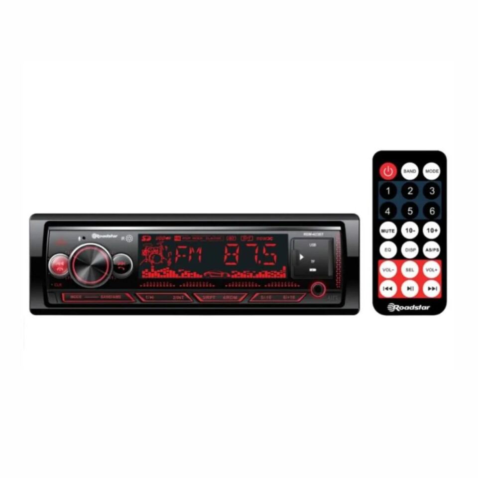 Roadstar RDM-423BT Bluetooth 2xUSBli Oto Teyp
