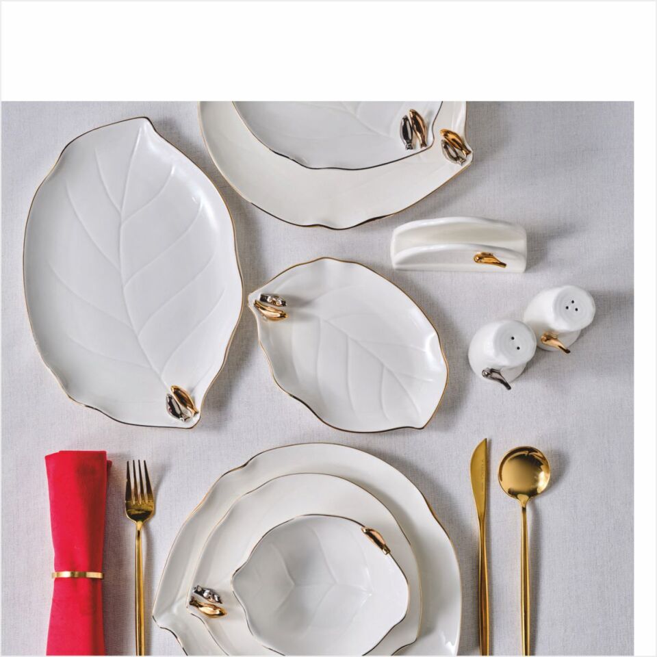 Karaca X Müge Anlı Kuşlu 25 Parça 6 Kişilik Yemek Takımı