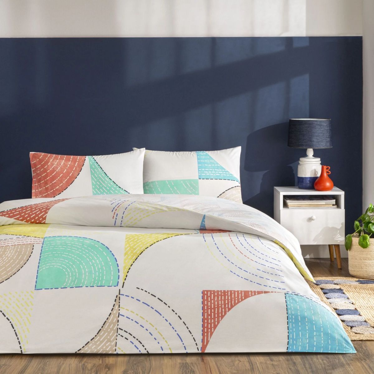 Taç Rf Luvına Nevresim Takımı Turkuaz Tek Kişilik