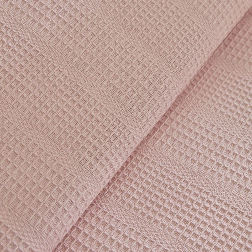 Karaca Home Roshell %100 Pamuk Çift Kişilik Pike Takımı Pudra