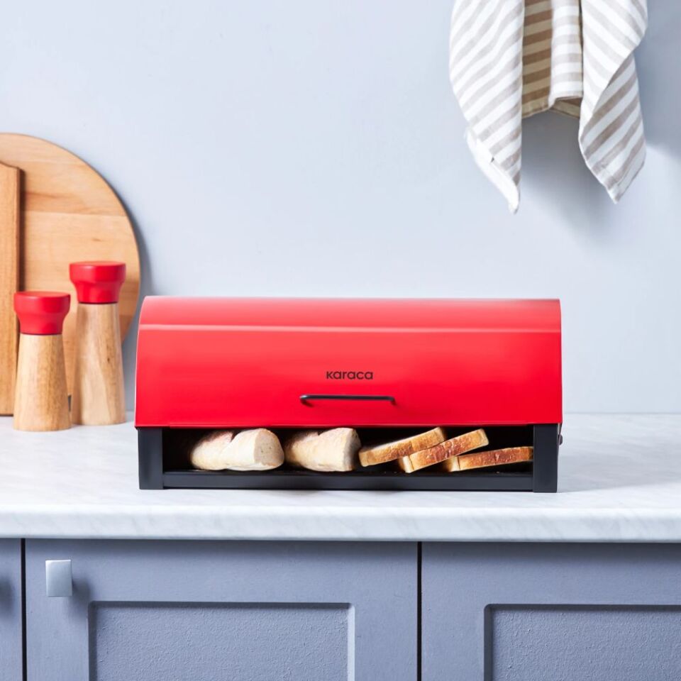 Karaca Monıca Ekmek Kutusu Rouge Red
