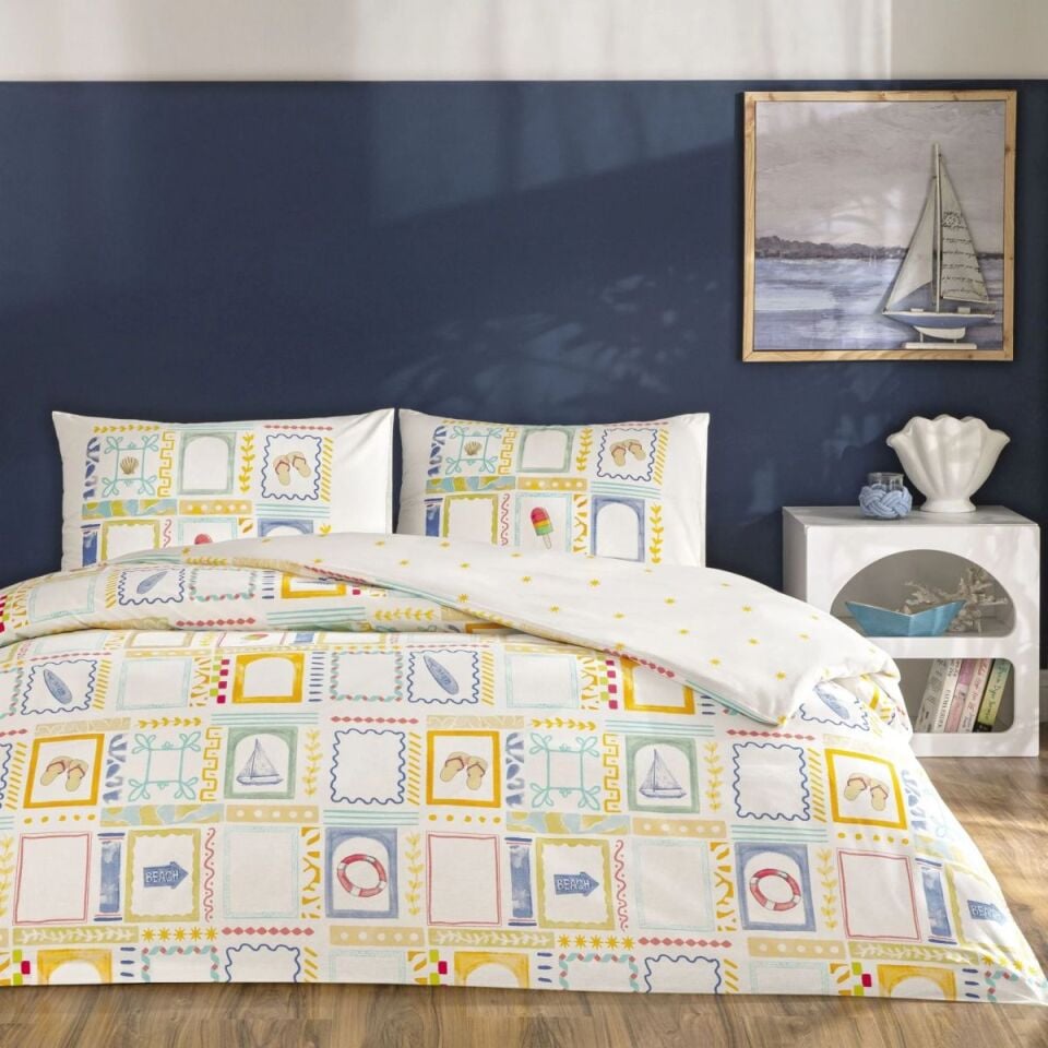 Taç Rf Varıo Nevresim Takımı. Sarı Tek Kişilik