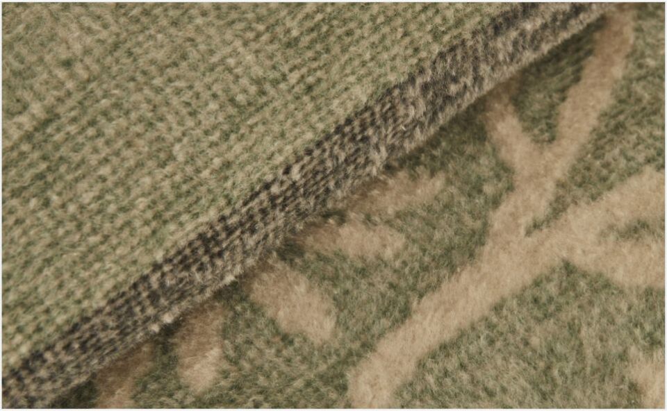 Karaca Home Flara Çift Kişilik Pamuklu Battaniye Yeşil