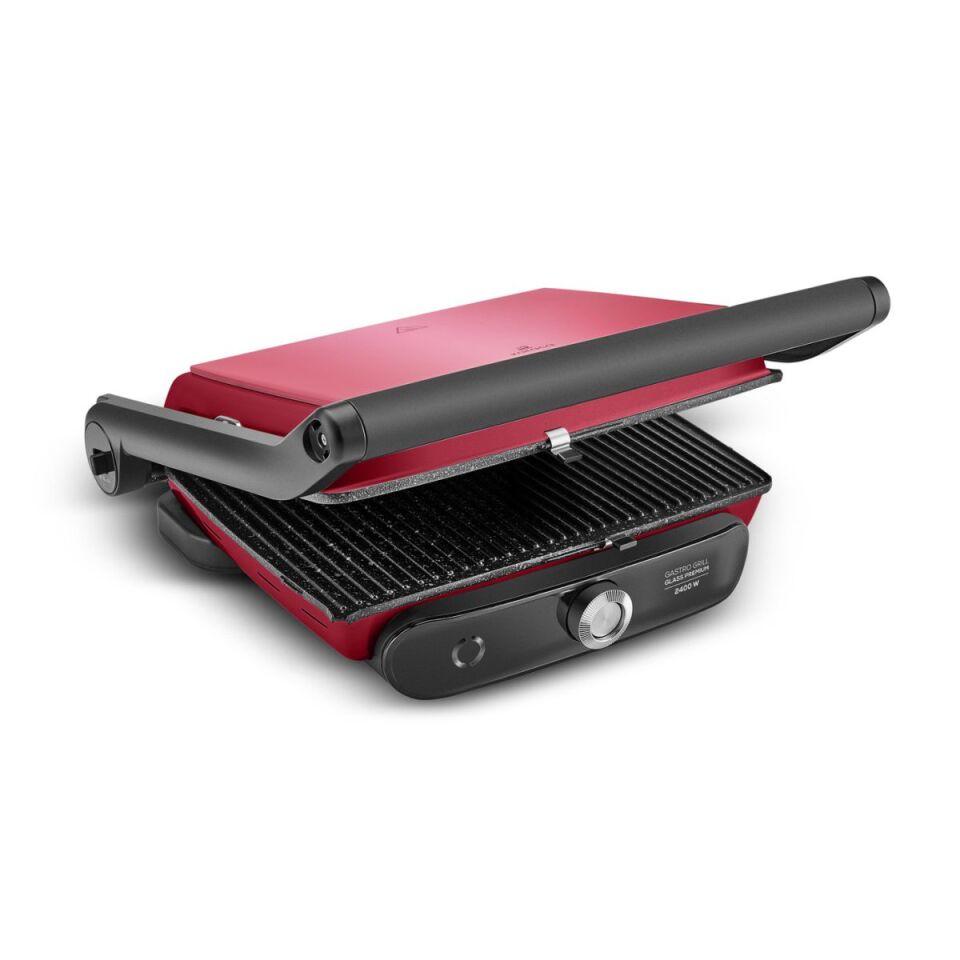 Karaca Gastro Grıll Glass Premıum 2400W Tost Makinesi Vıva Magenta