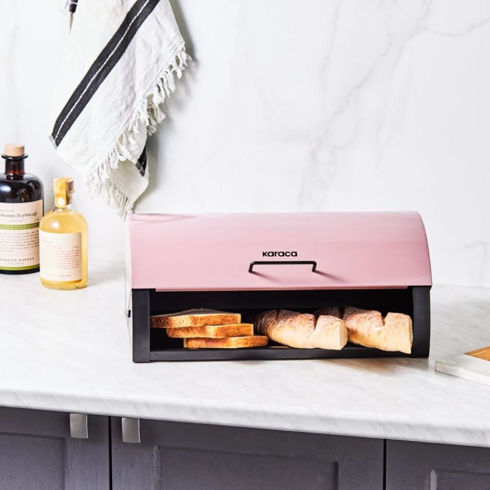 Karaca Monıca Ekmek Kutusu Rosegold