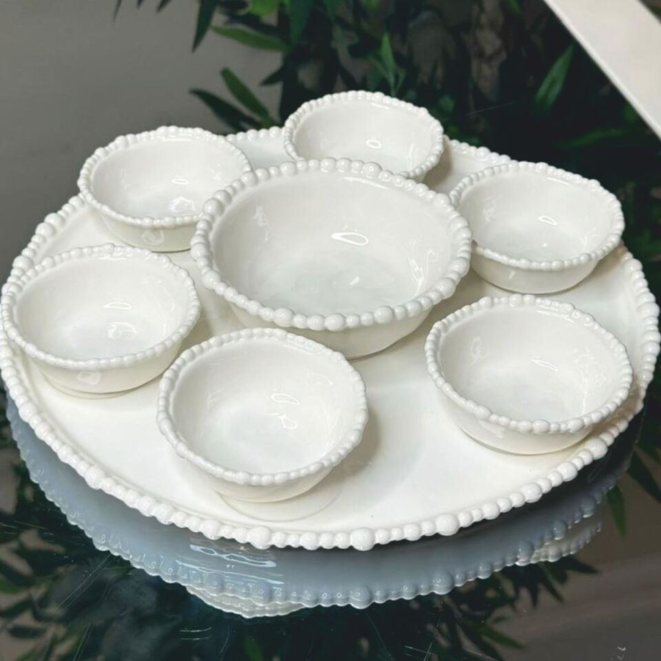 Krd Home 3549* Piraye Tepsili 7 Prç.Sunumluk