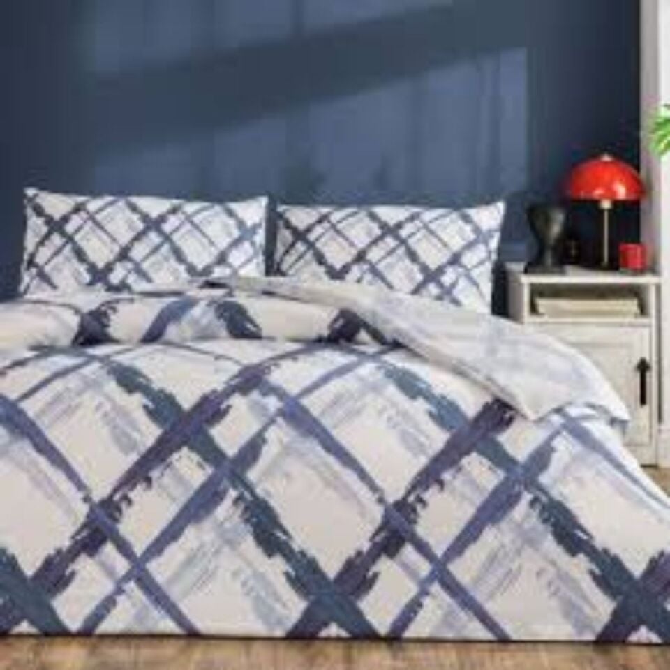 Taç Rf Brıza Nevresim Takımı Mavi Tek Kişilik