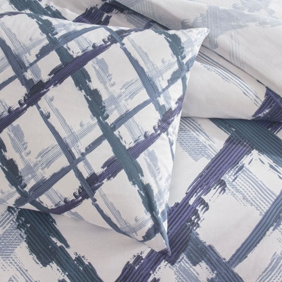 Taç Rf Brıza Nevresim Takımı Mavi Tek Kişilik