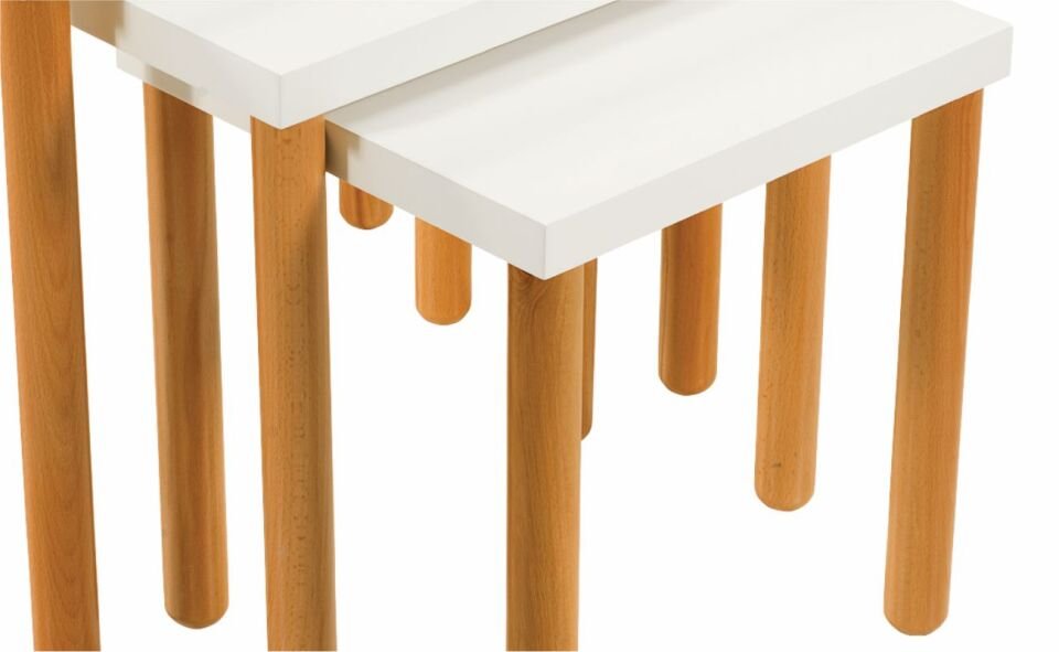 FURAX BOHEM ZİGON SEHPA KREM/PLATİN