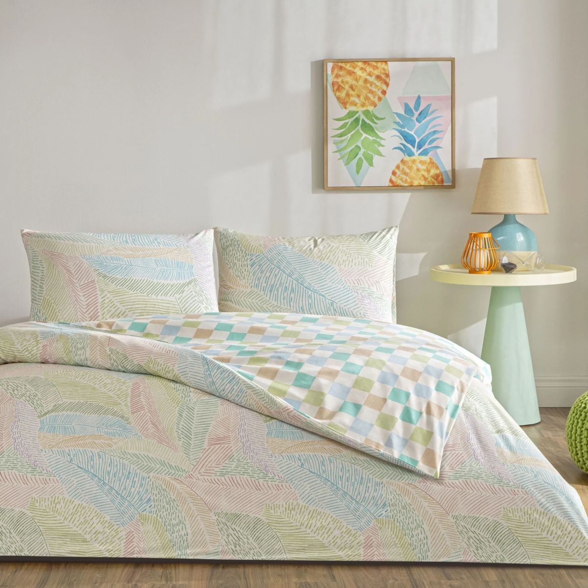 Taç Rf Cardıe Nevresim Takımı Yeşil Tek Kişilik