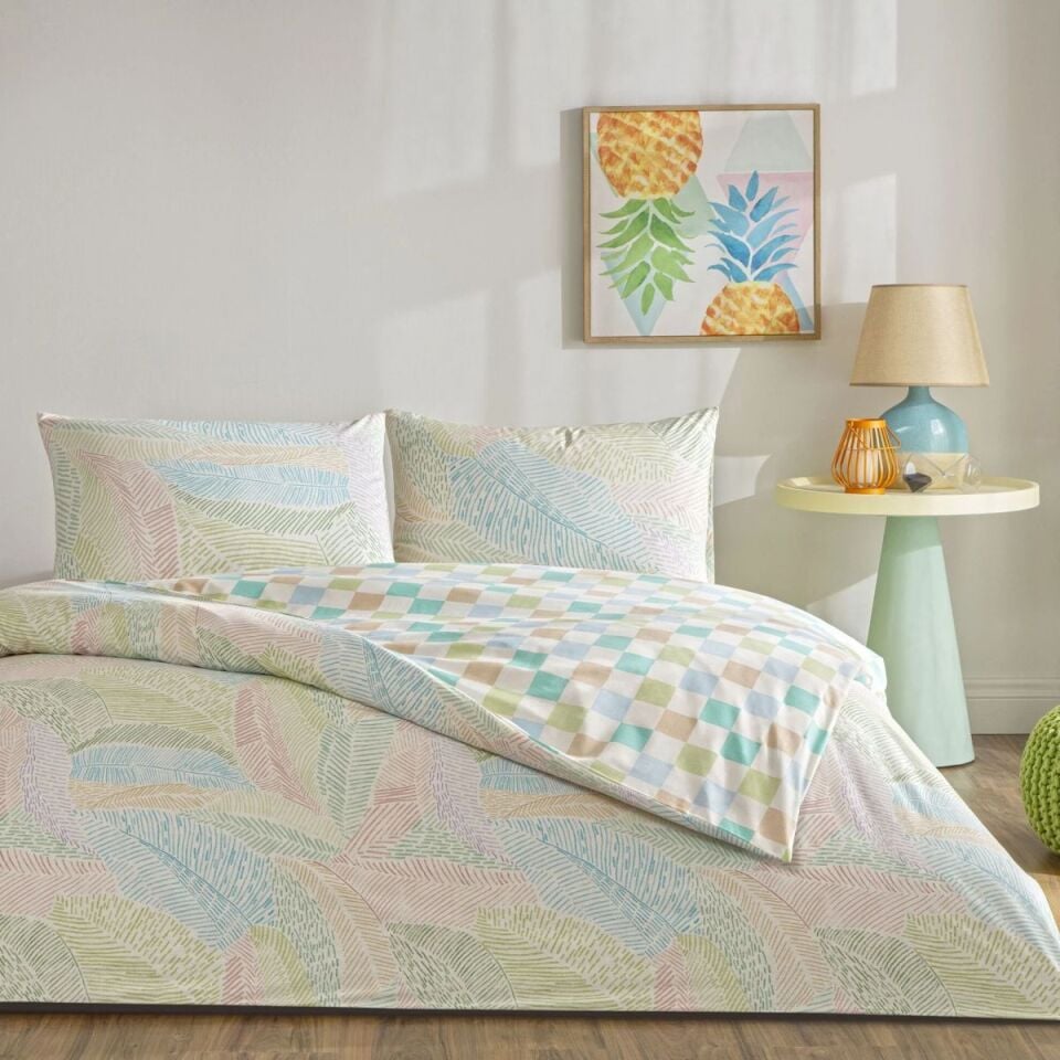 Taç Rf Cardıe Nevresim Takımı Yeşil Tek Kişilik