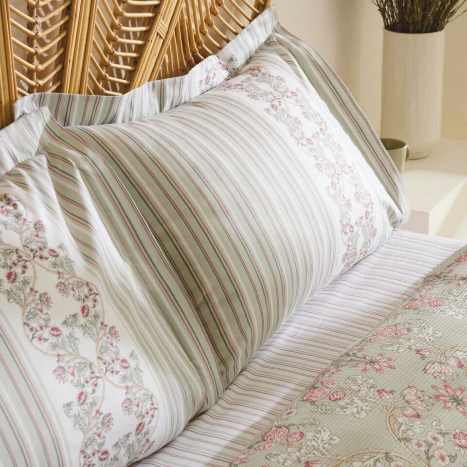 Karaca Home Empres %100 Pamuk Çift Kişilik Pike Takımı Adaçayı