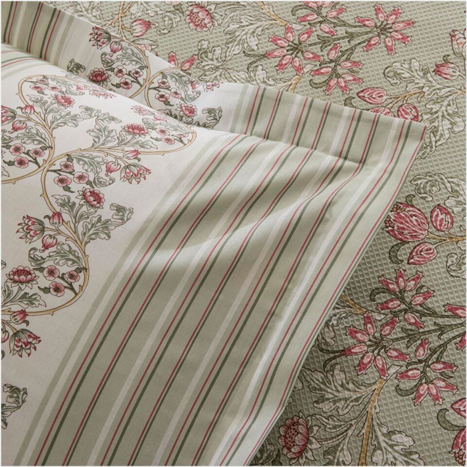 Karaca Home Empres %100 Pamuk Tek Kişilik Pike Takımı Adaçayı