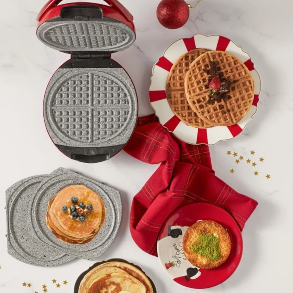 Karaca Funday Silver Çıkarılabilir Plakalı Waffle Makinesi 1000W