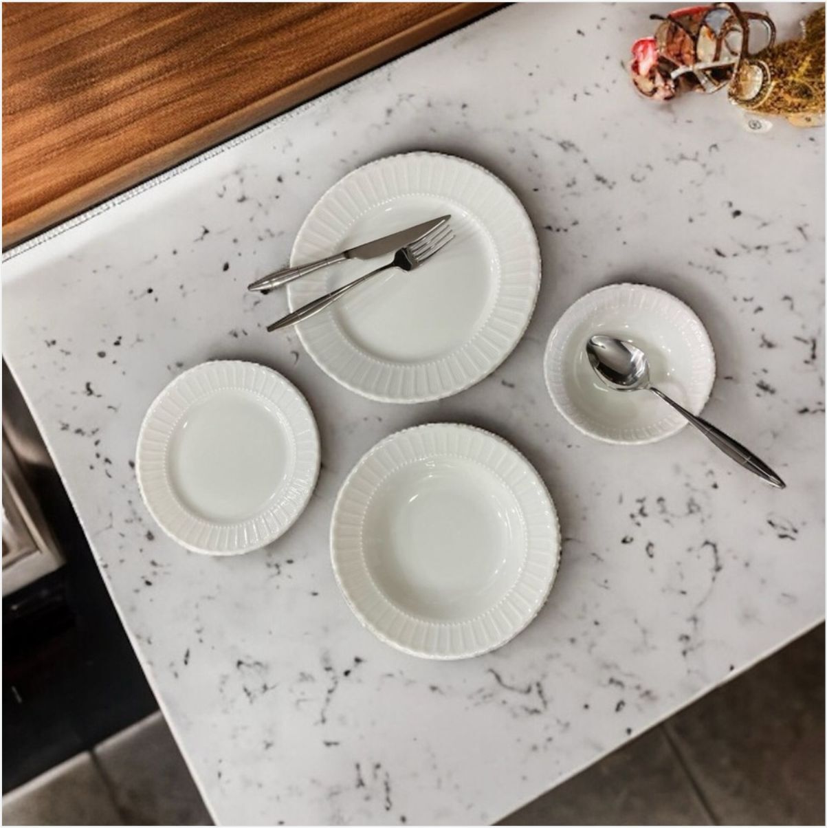 Öztürk Tulu Kar Yemek Takımı 24 Parça-Db2677