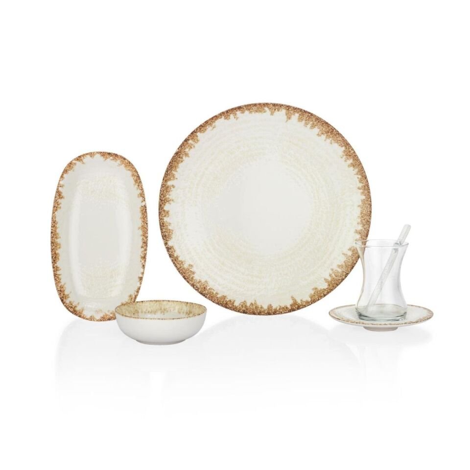 Schafer Farina Kahvaltı Takımı 32 Parça-Bej