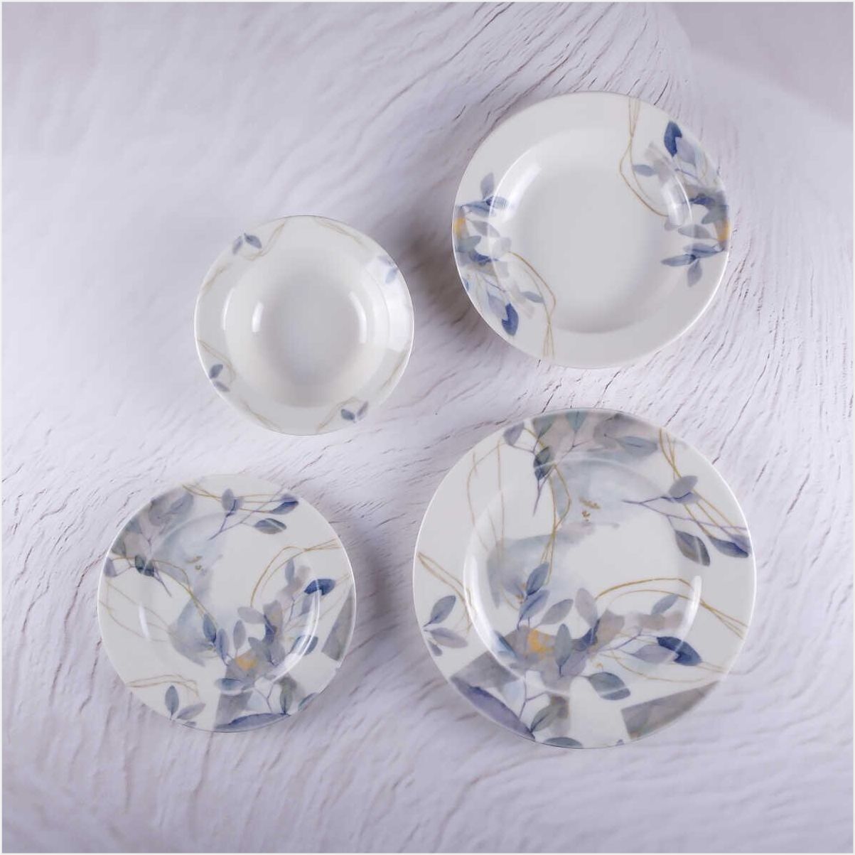 Öztürk Tulu Lale Yemek Takımı 24 Parça-Db3025