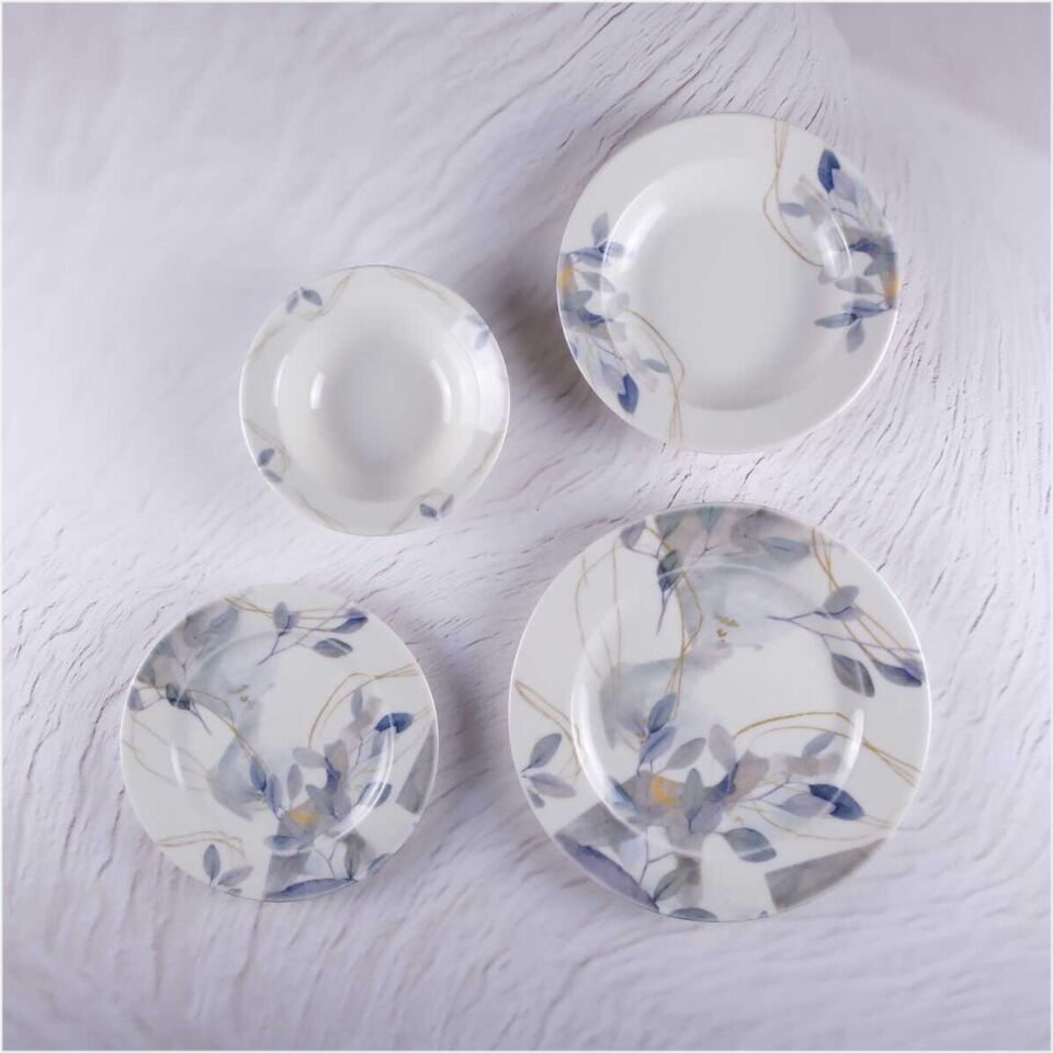 Öztürk Tulu Lale Yemek Takımı 24 Parça-Db3025