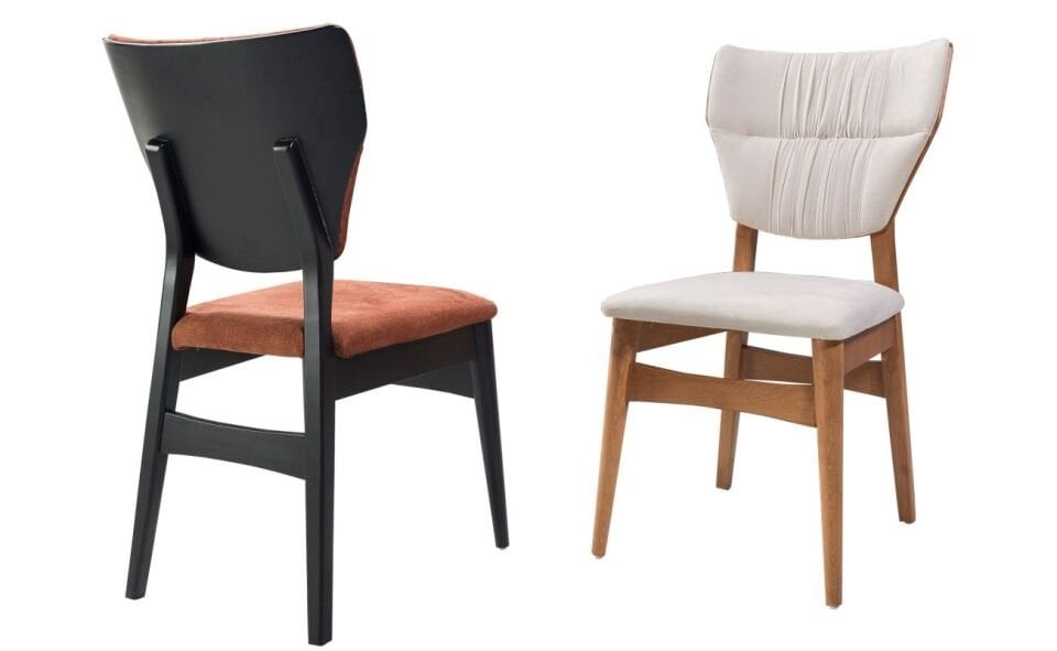 Azemo Dinamic Sandalye Düz Ayak Ayak Antrasit Luna 220 Krem