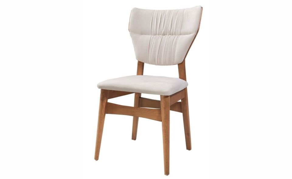 Azemo Dinamic Sandalye Düz Ayak Ayak Antrasit Luna 220 Krem