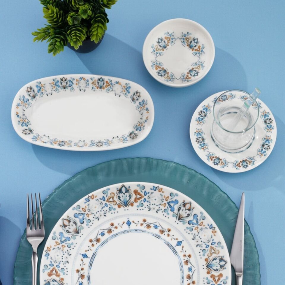 Schafer Farina Kahvaltı Takımı 32 Parça-Mavi