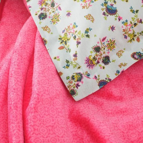 Karaca Home Narlo Fuşya Çift Kişilik Winter Set