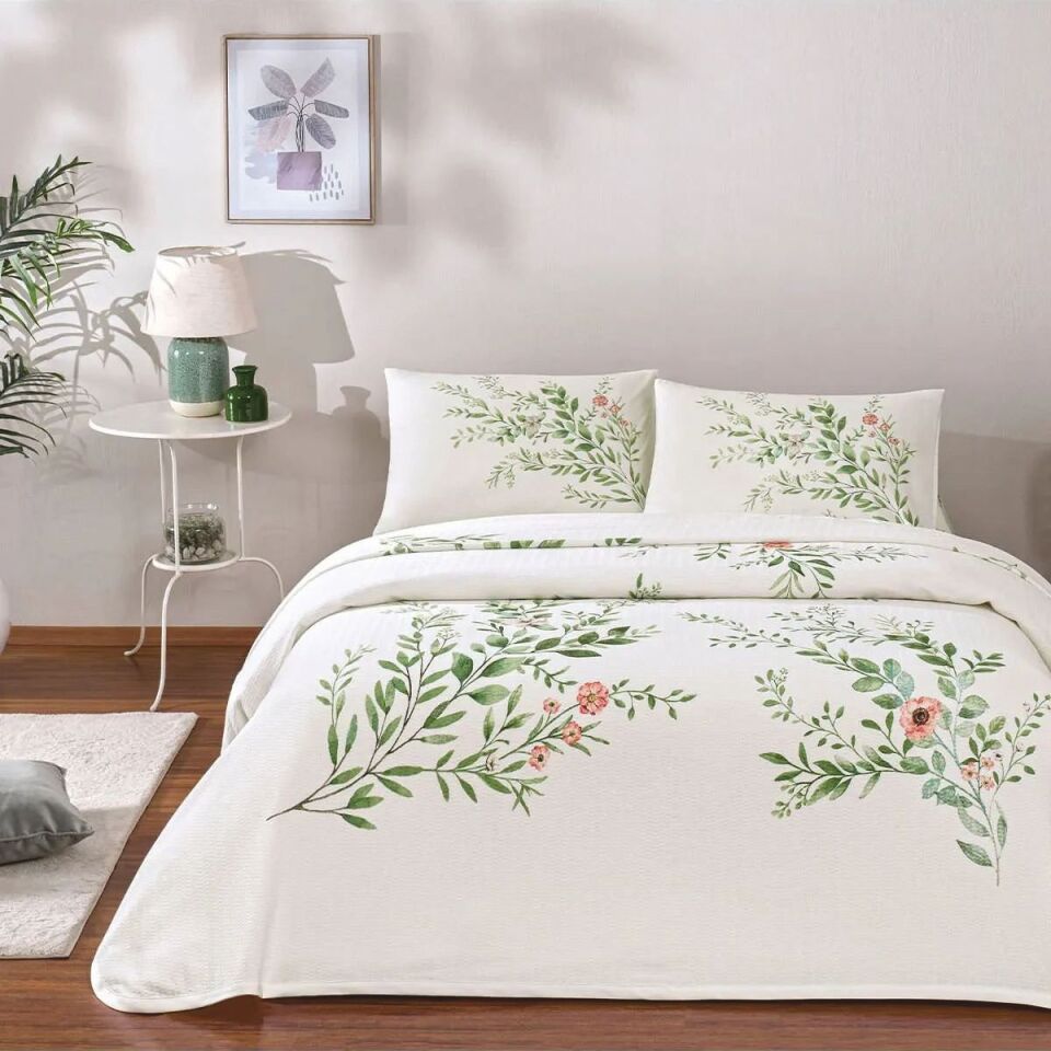 Taç Bloomy Pkb Pike Takımı Yeşil Tek Kişilik