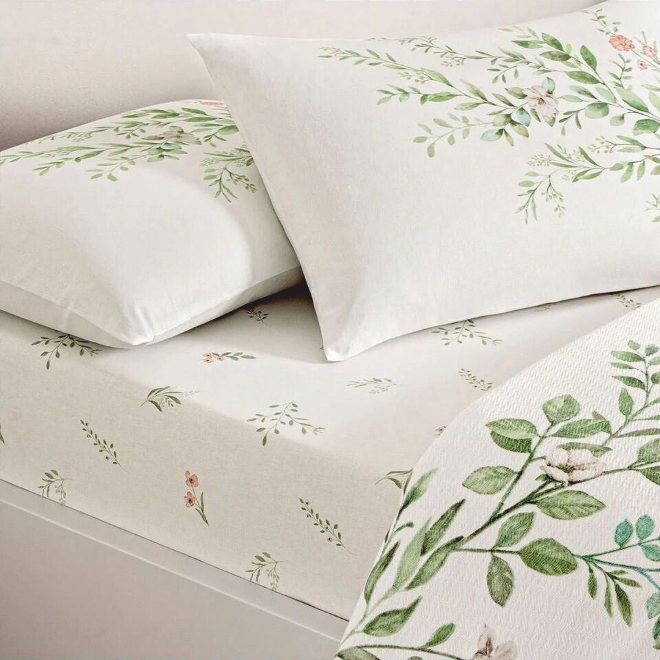 Taç Bloomy Pkb Pike Takımı Yeşil Tek Kişilik